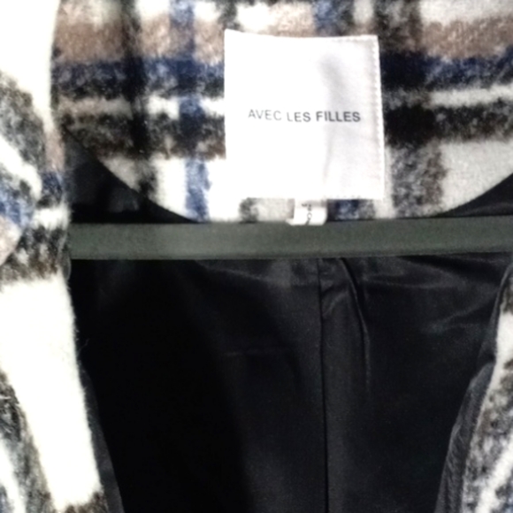 AVEC LES FILLES  Anthropologie Bone Black XLarge Jacket - Picture 7 of 8